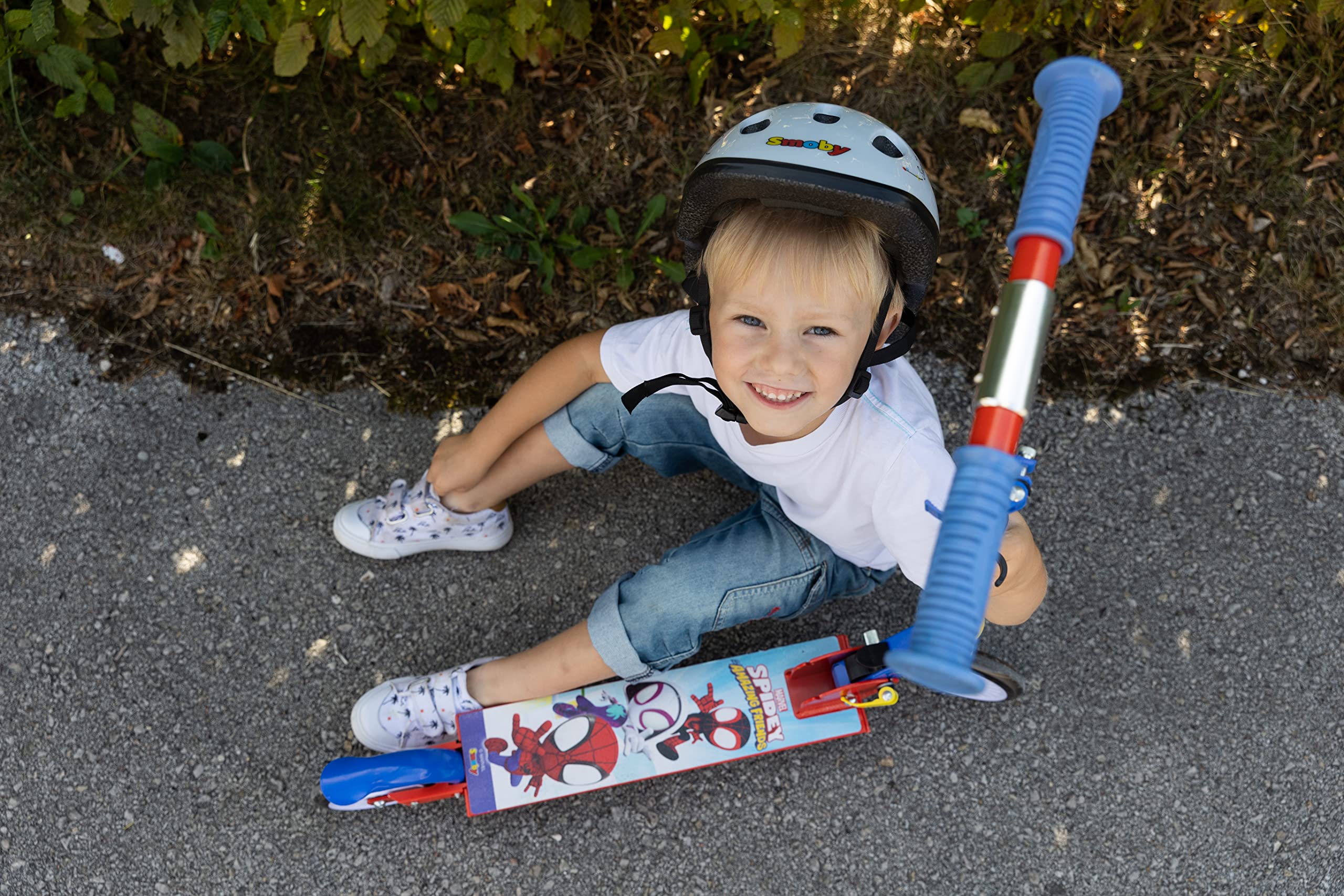 smoby-spidey-scooter-roller-2-r-der-klappbar-ab-5-jahren image 5