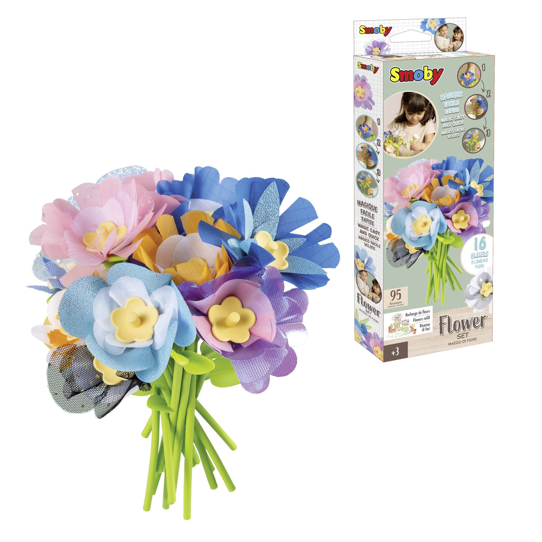 smoby-life-crea-flower-market-bastelset-79-teile-16-bl-ten image 1