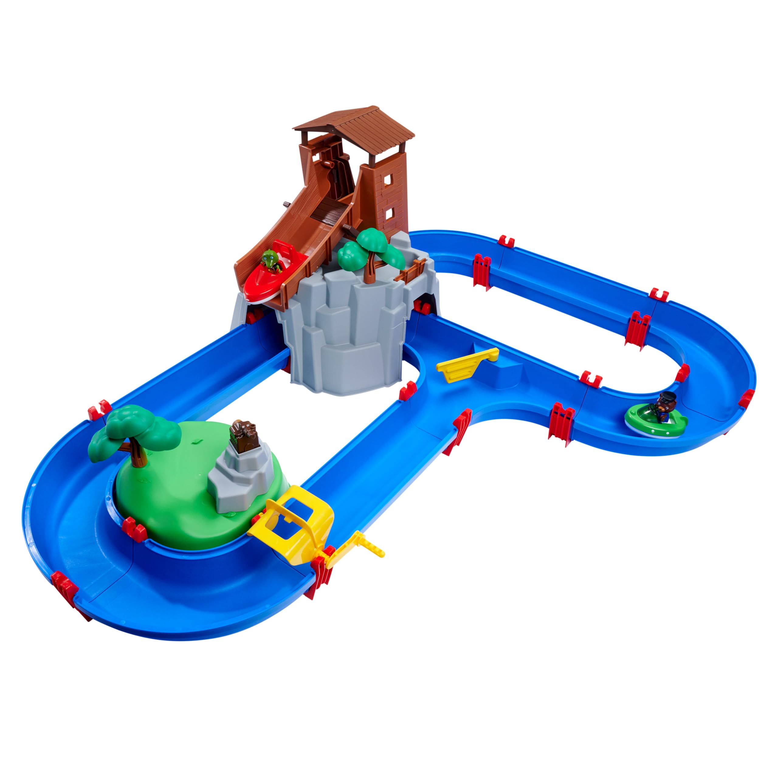aquaplay-adventureland-wasserbahn-mit-berg-und-booten image 1
