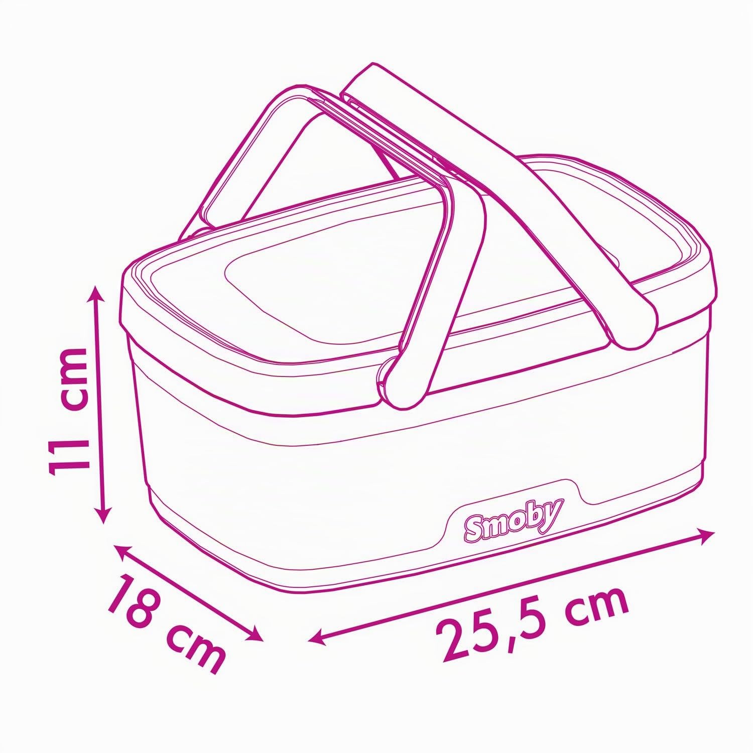 smoby-disney-princess-2-in-1-picknickkorb-14-teilig-ab-3-jahren image 4