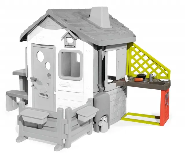 smoby-life-810901-anbau-k-che-spielhaus-mit-grill image 1