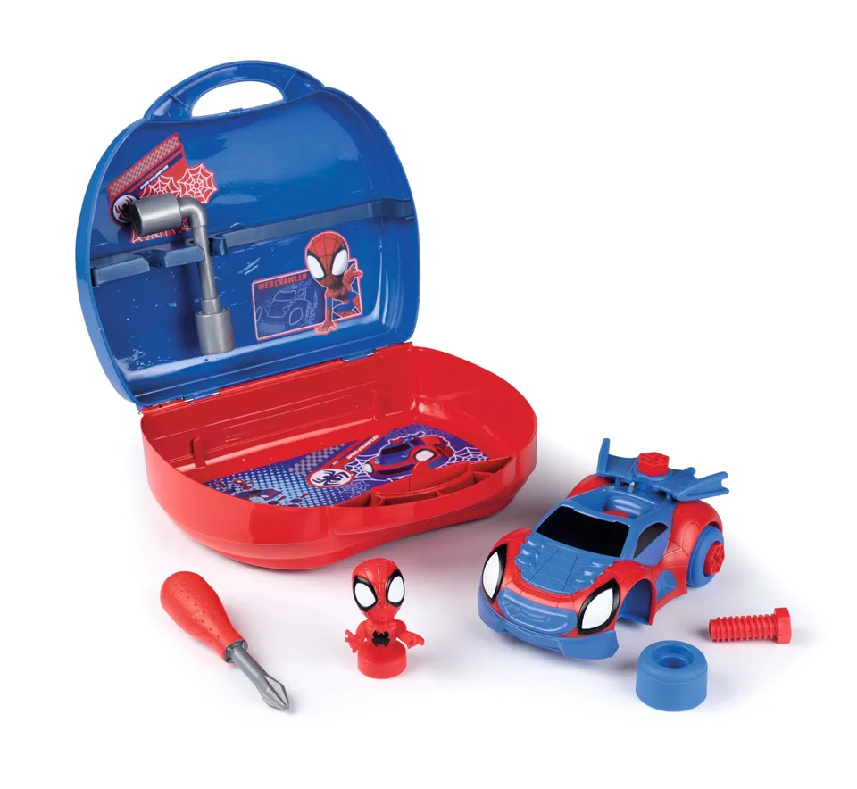smoby-spidey-werkzeugkoffer-spielzeug-werkzeugset-kinder image 1