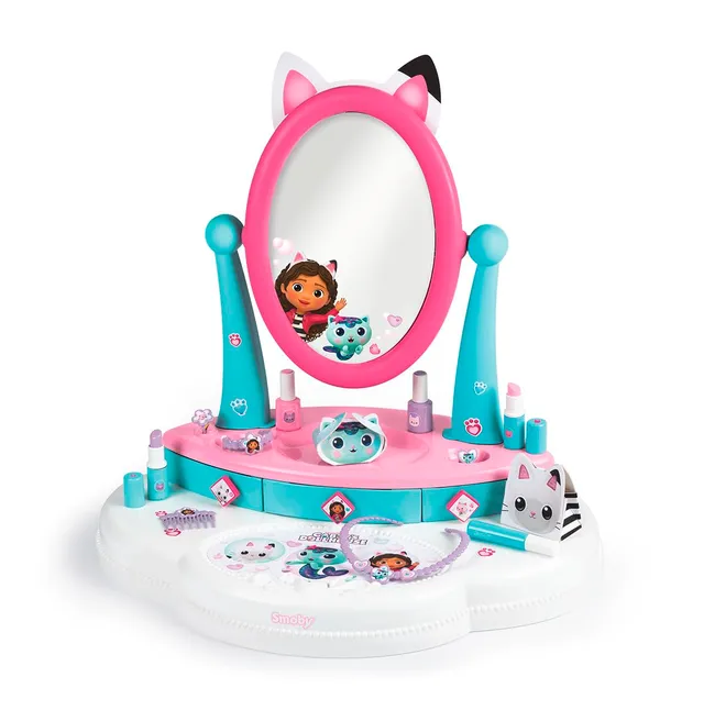 smoby-gabby-s-dollhouse-frisiertisch-schminktisch-12-teile image 1