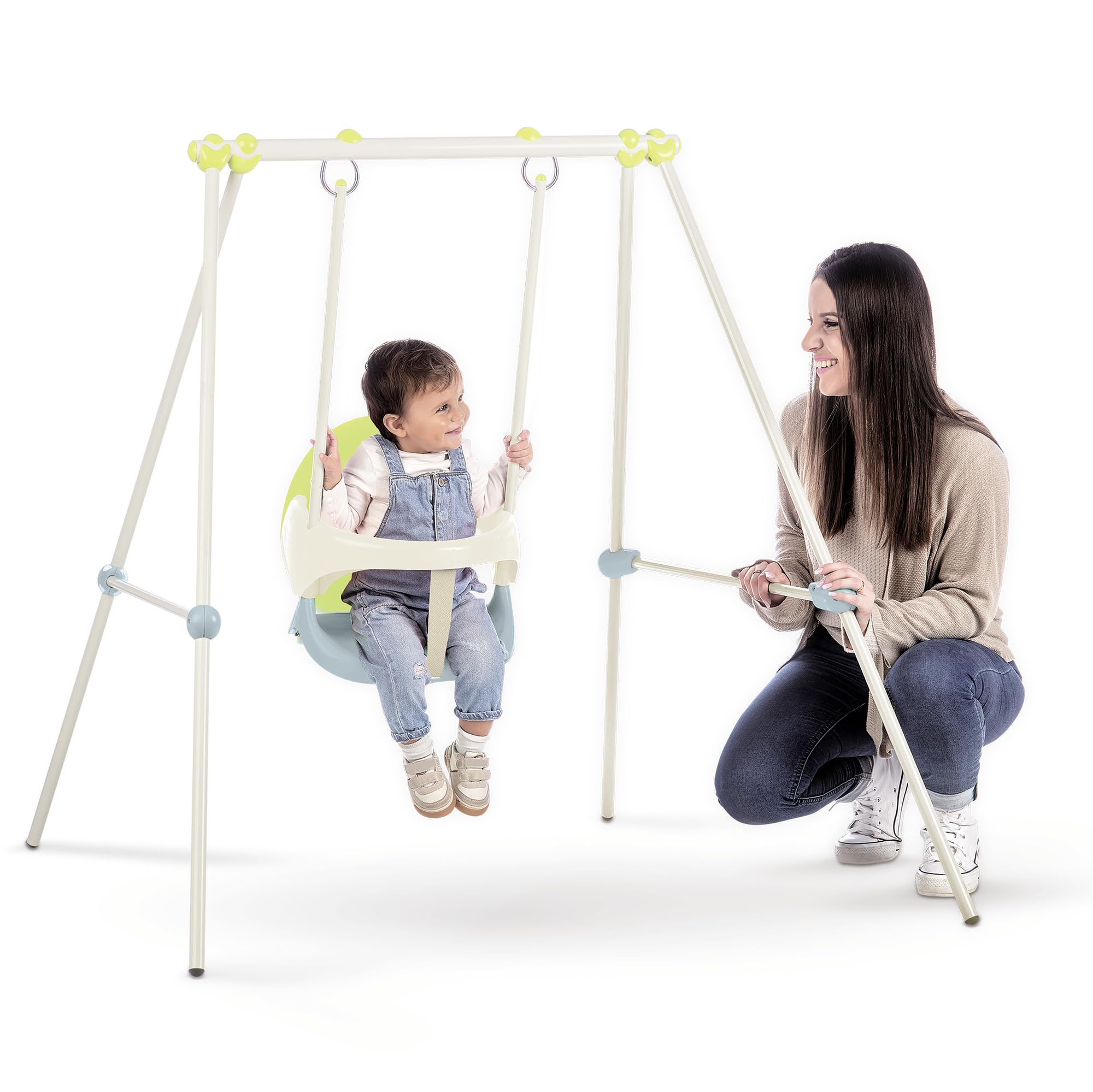 smoby-life-metall-babyschaukel-recycled-babysitz-ab-6-monate image 4