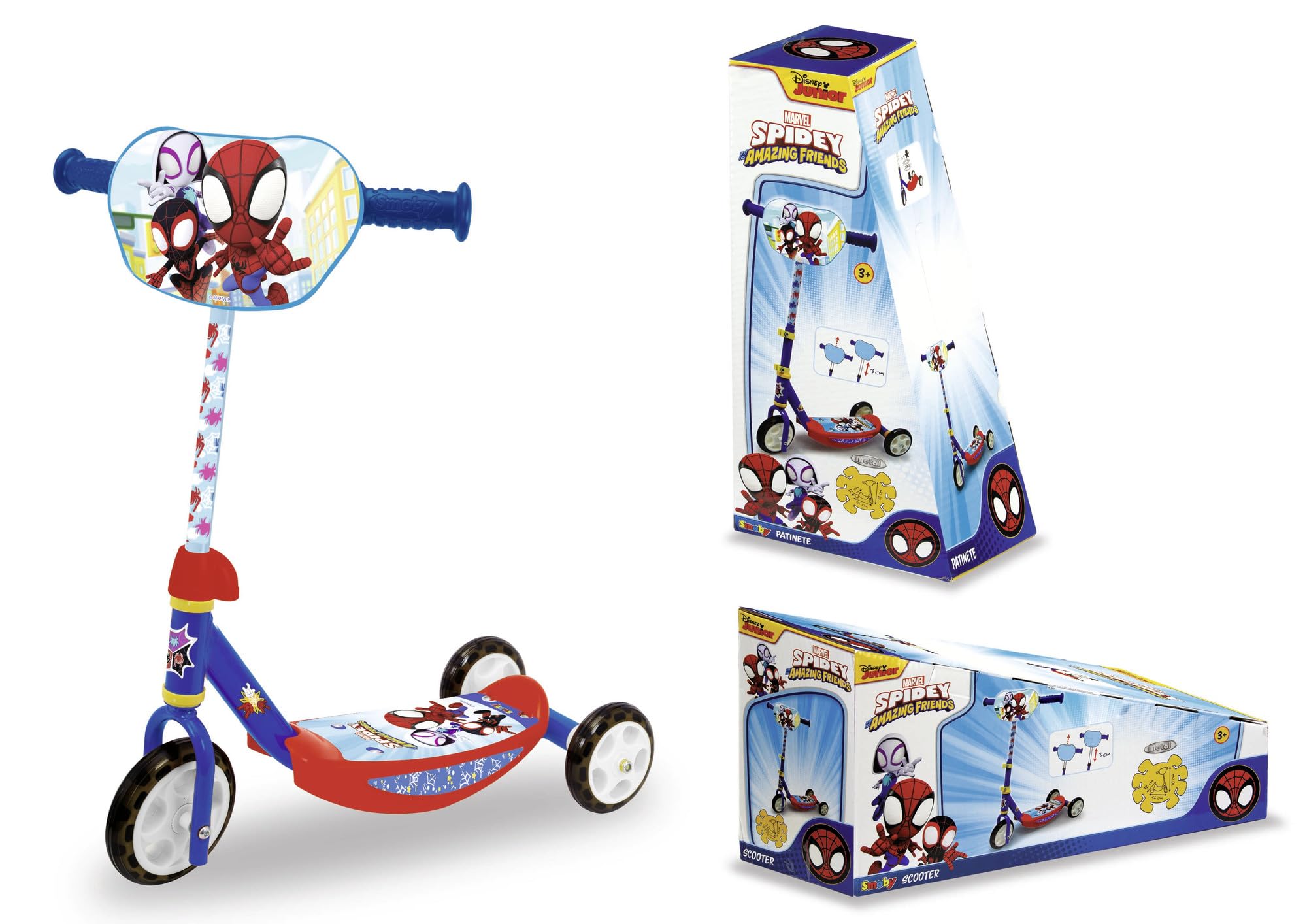 smoby-spidey-kinderroller-3-r-der-h-henverstellbar-ab-3-jahren image 5