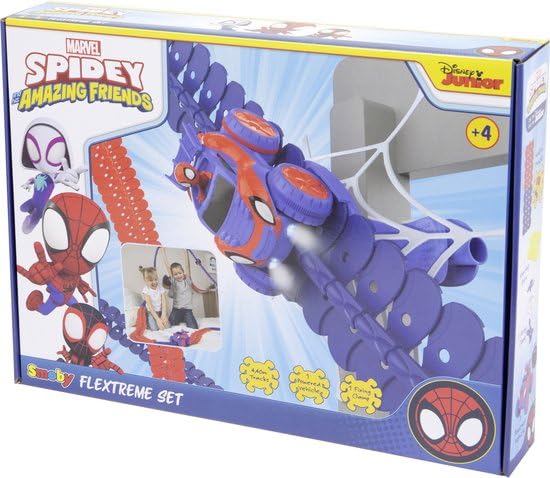 smoby-flextreme-spidey-rennbahn-set-184-teile image 5