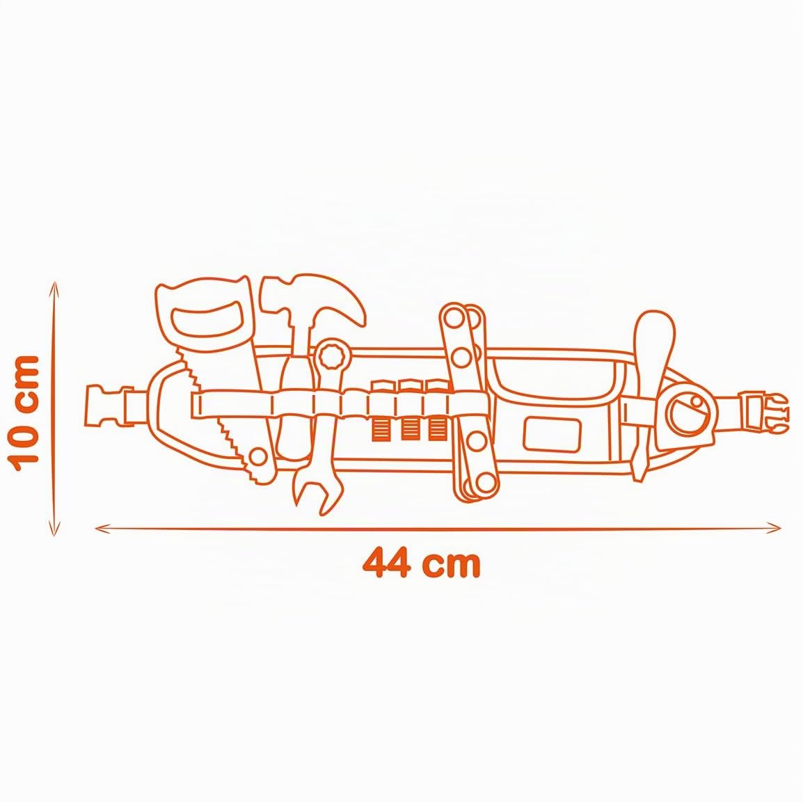 smoby-black-decker-werkzeugg-rtel-spielwerkzeug-14-teile image 5