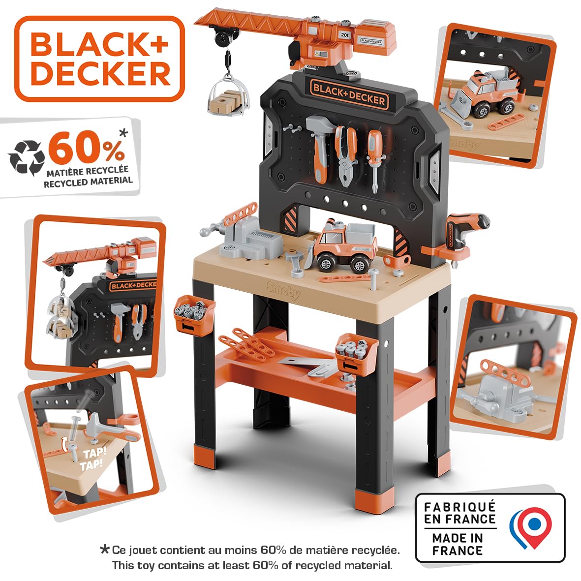 smoby-black-decker-werkbank-mit-kran-87-teile-ab-3-j image 3