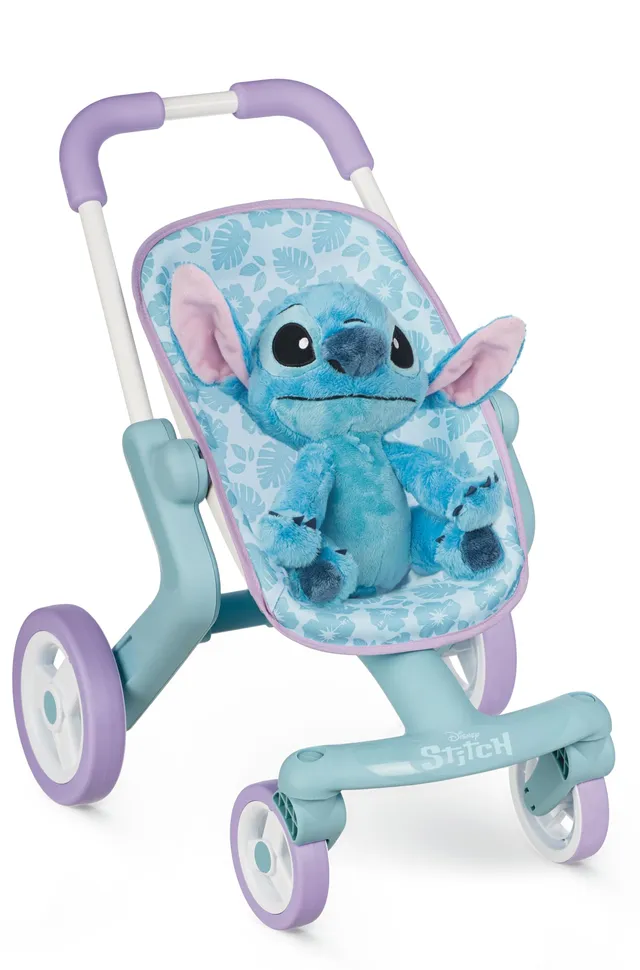 smoby-disney-lilo-stitch-puppenwagen-mit-pl-schfigur-25-cm image 1