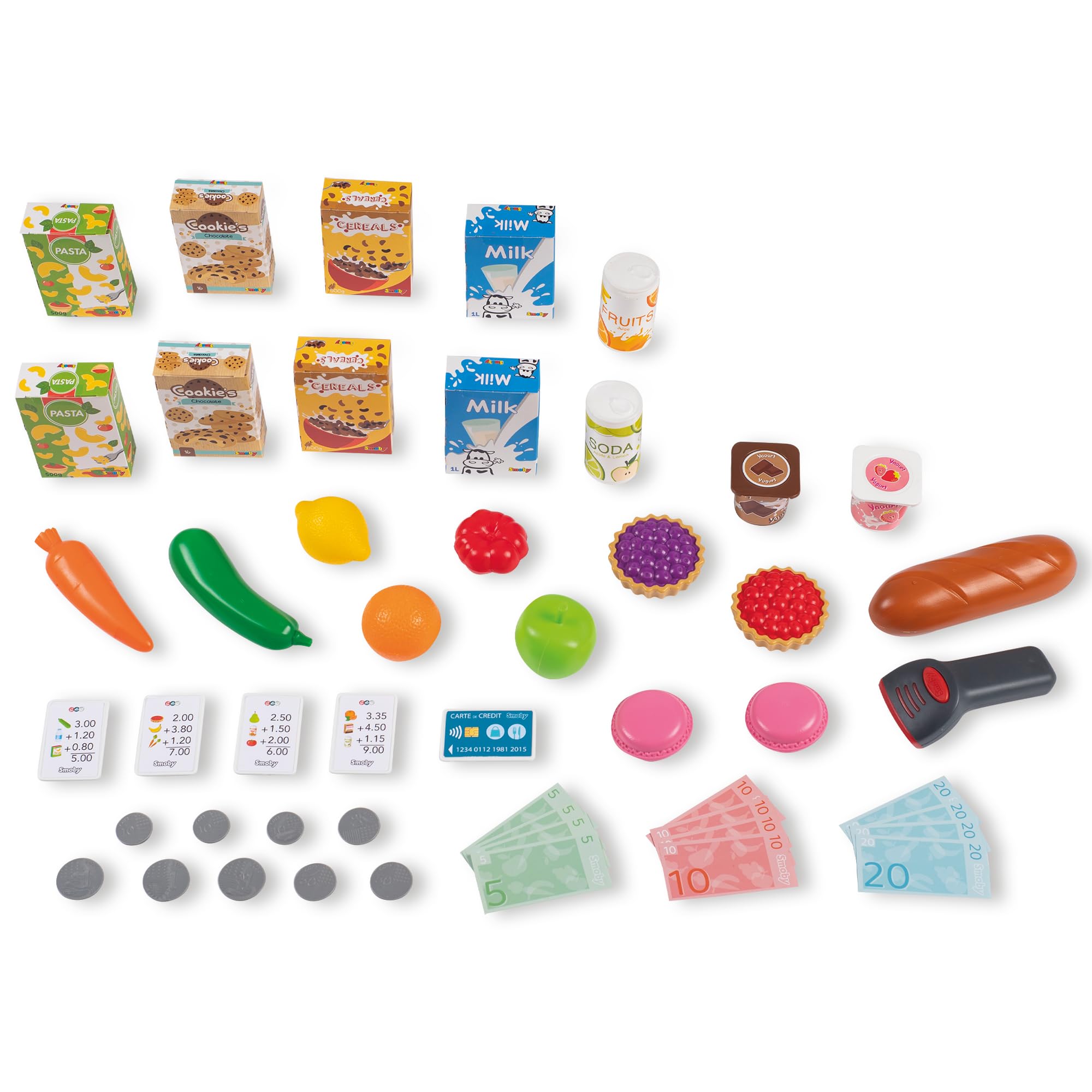 smoby-life-supermarkt-maxi-kaufladen-mit-wagen-50-teile image 3