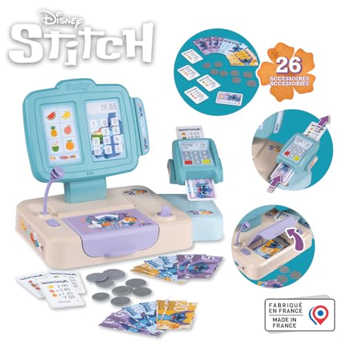 smoby-disney-stitch-supermarktkasse-kinderkasse-mit-mikrofon image 7