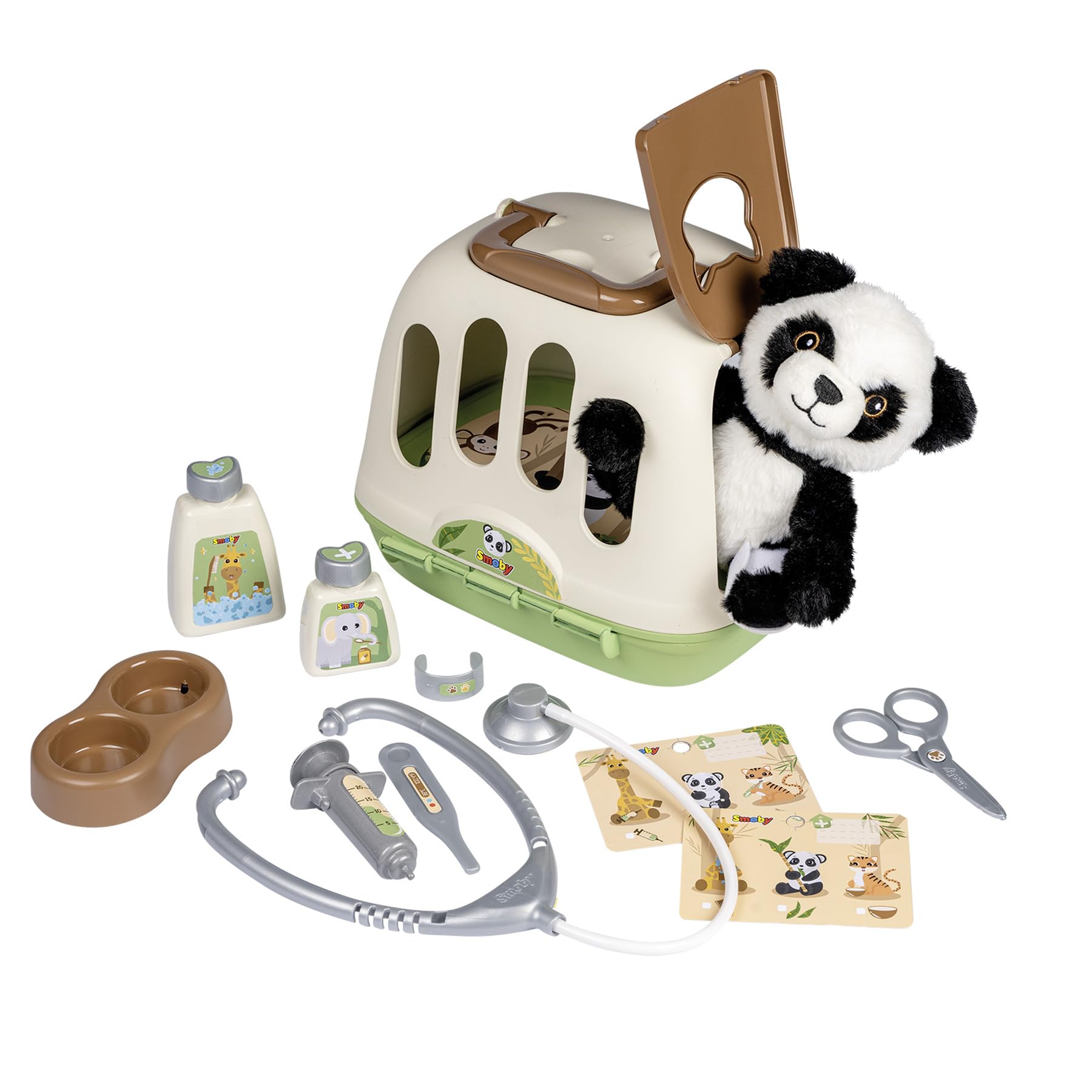 smoby-baby-care-tierarztkoffer-spielset-mit-panda-ab-3-jahren image 1