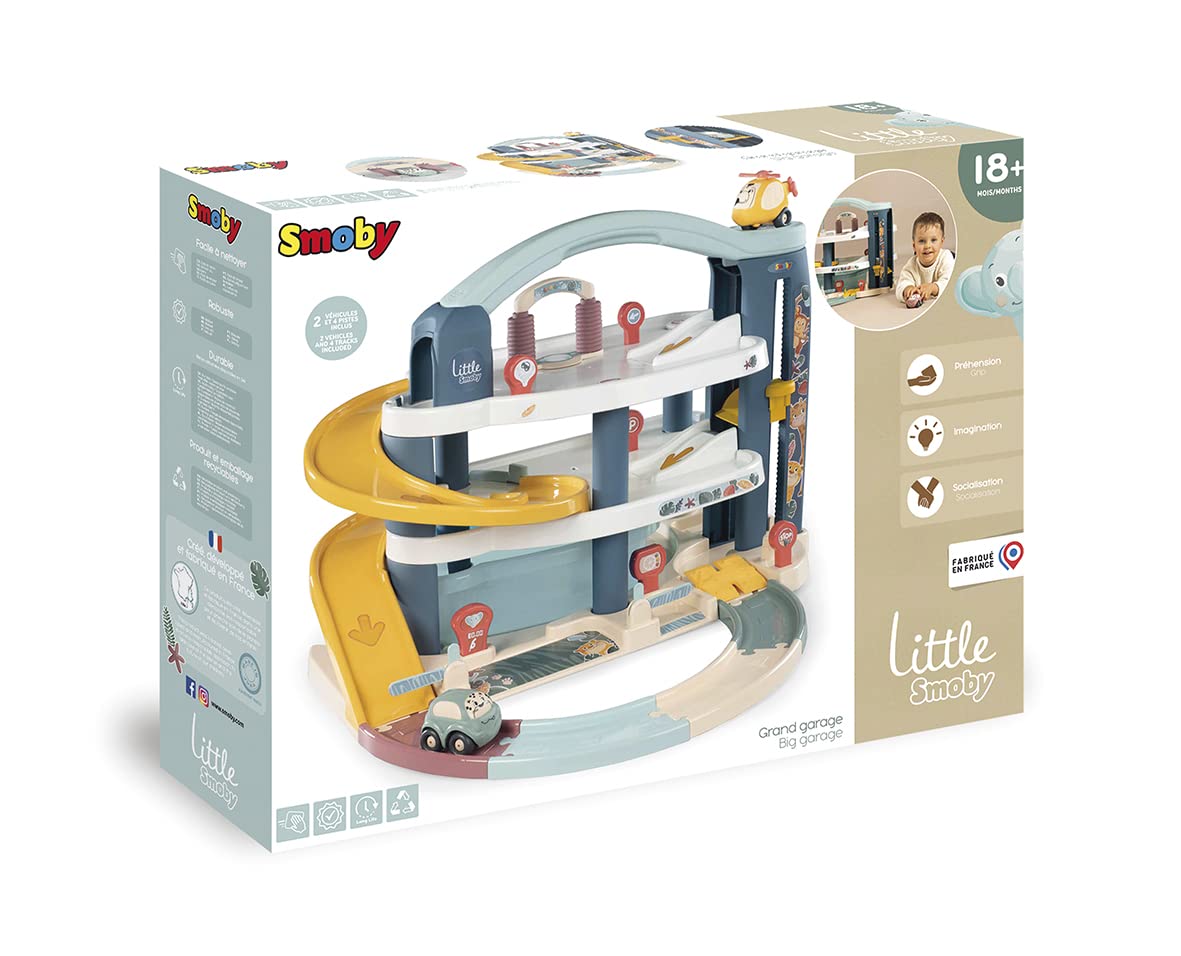 smoby-little-smoby-parkhaus-garage-ab-18-monaten-mit-auto image 8