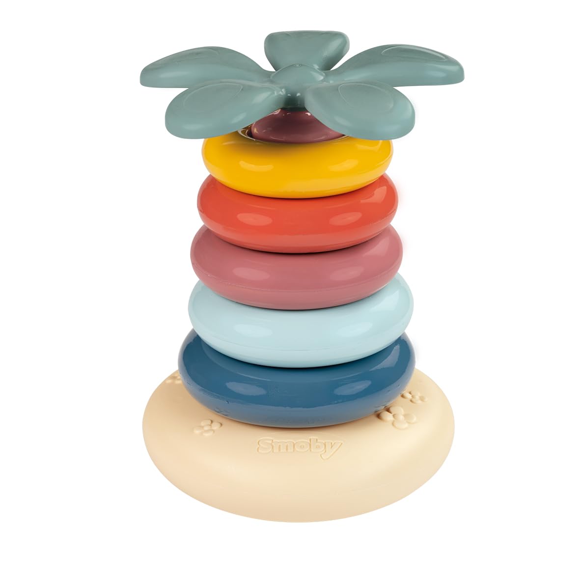 smoby-little-smoby-stehauf-ringpyramide-stapelspiel-ab-12-monaten image 1