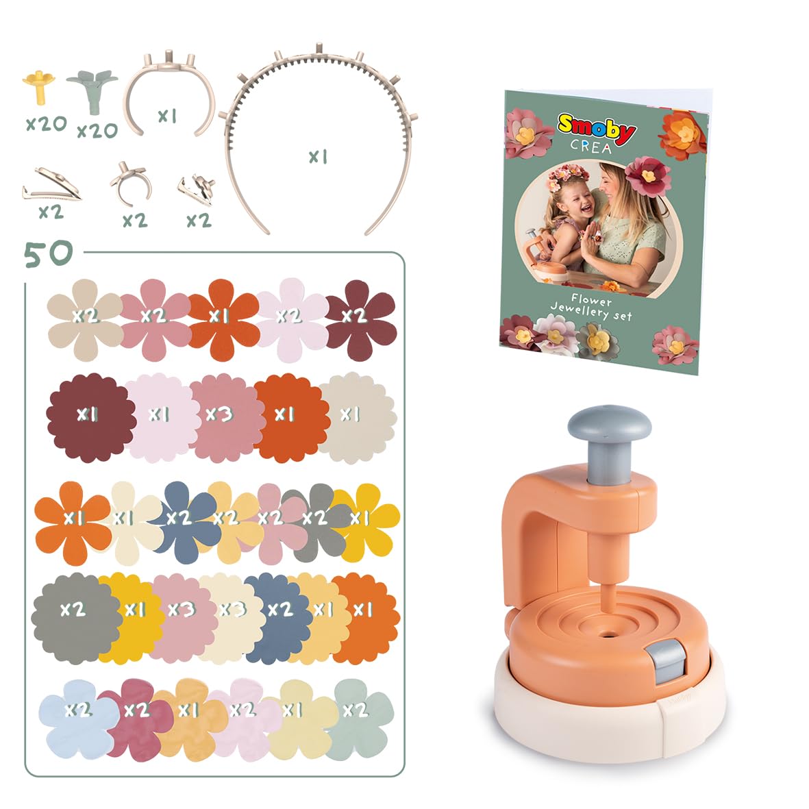 smoby-crea-schmuck-bastelset-blumenpresse-ab-3-jahren image 3