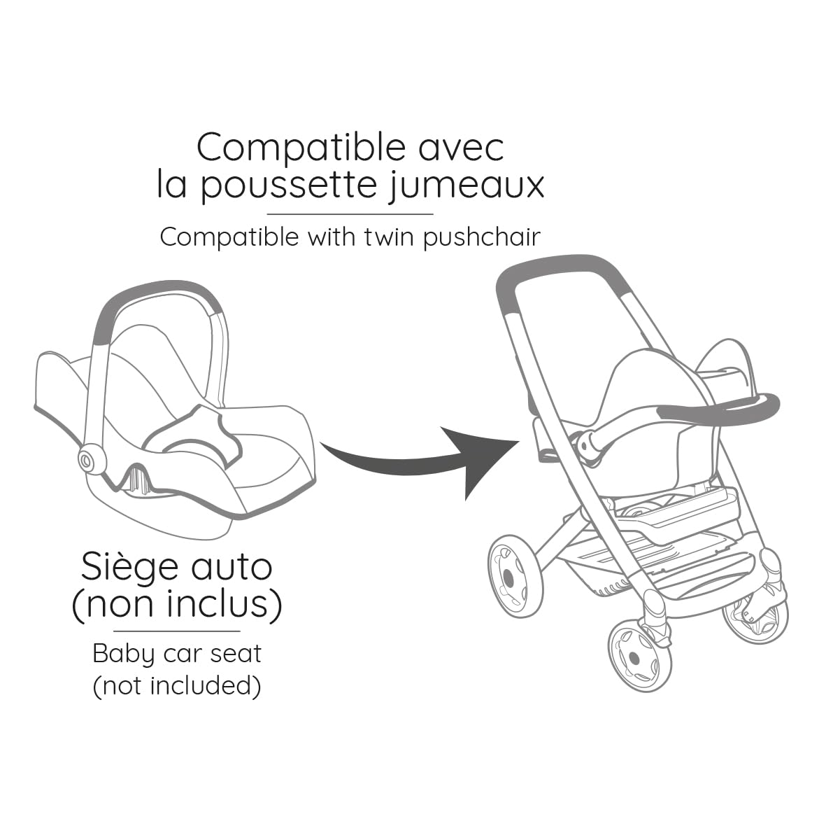 smoby-maxi-cosi-zwillings-puppenwagen-f-r-2-puppen-42-cm-ab-3j image 3