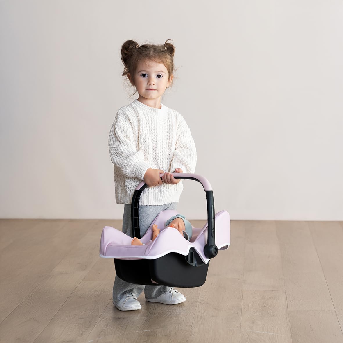 smoby-maxi-cosi-puppenautositz-babyschale-mit-gurt-bis-42-cm image 4