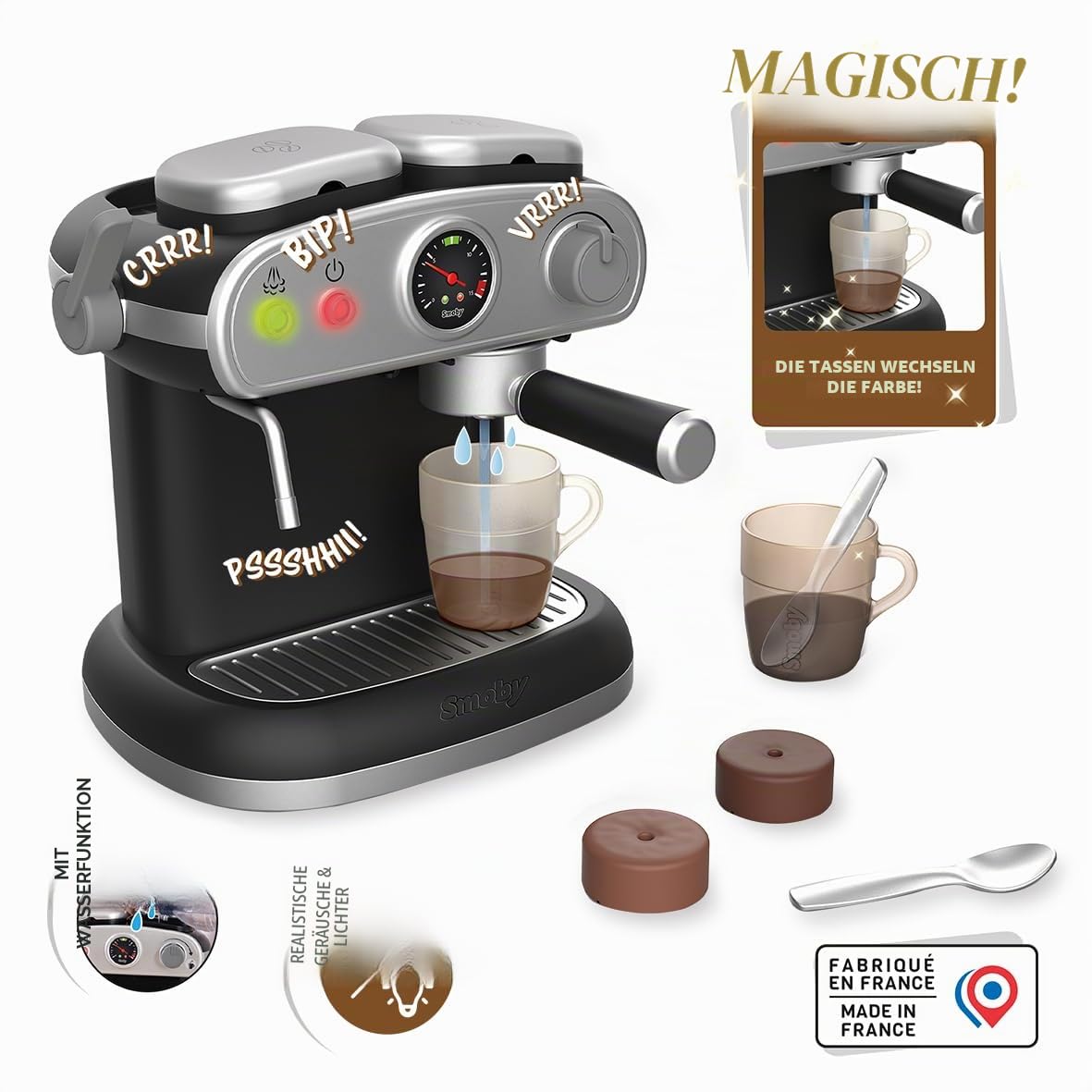 smoby-tefal-espresso-kaffeemaschine-spielzeug-mit-licht-ab-3-j image 2