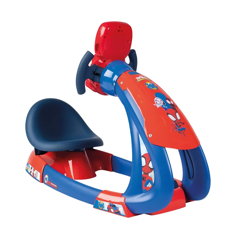 smoby-spidey-v8-driver-fahrsimulator-lenkrad-mit-sound image 1