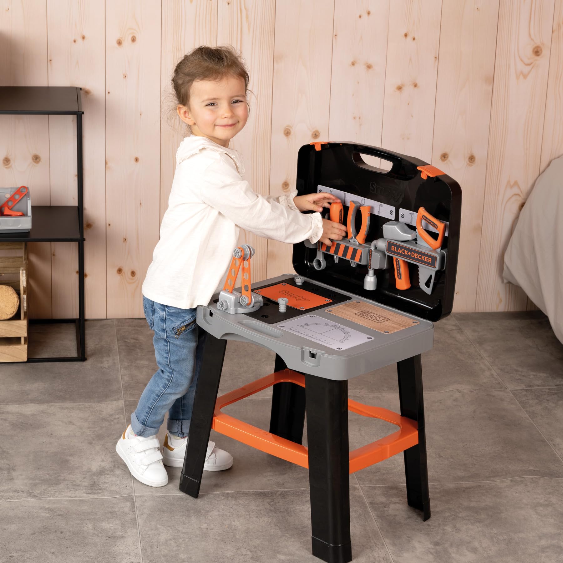 smoby-black-decker-werkzeugkoffer-bricolo-werkbank image 6