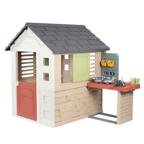 smoby-life-naturhaus-spielhaus-mit-bastelwerkstatt-ab-2-j image 8