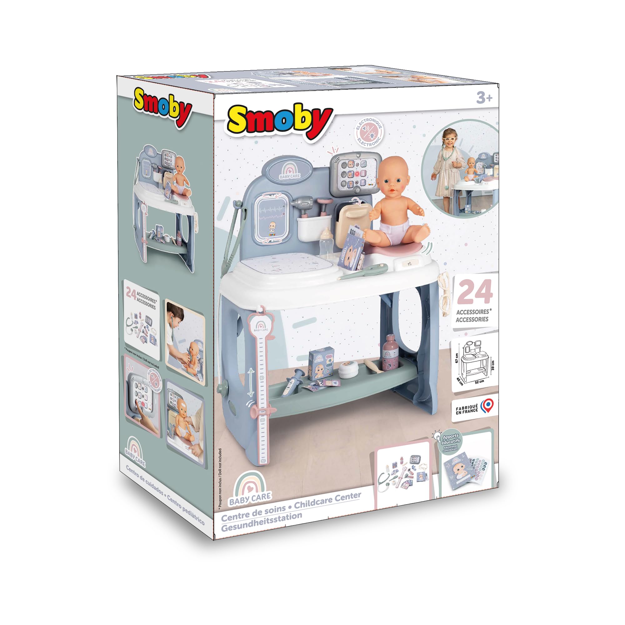 smoby-baby-care-center-puppenarzt-untersuchungstisch-ab-3-jahren image 7