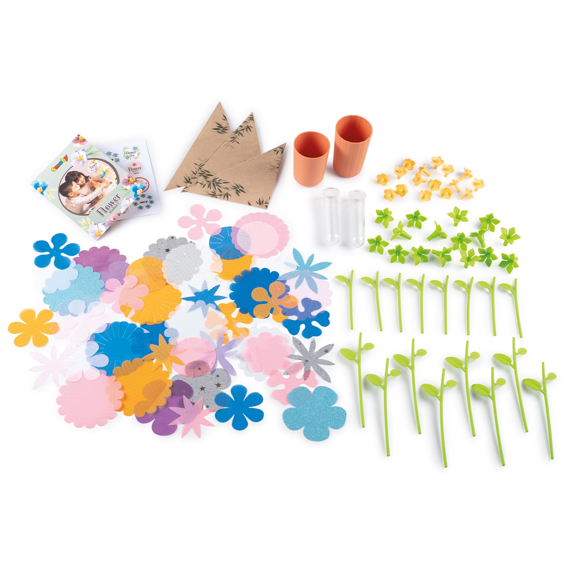 smoby-flower-market-kreativ-set-stoff-blumen-basteln image 3